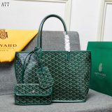 UK Goyard Classic Chevron St. Louis PM Totes Green Bags