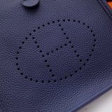 Replica Hermes Evelyne Navy blue TPM Mini Bags