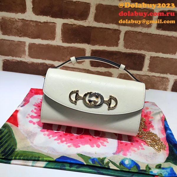 7 Star Gucci 564718 Strawberry Print Leather Zumi Mini Replica Bag