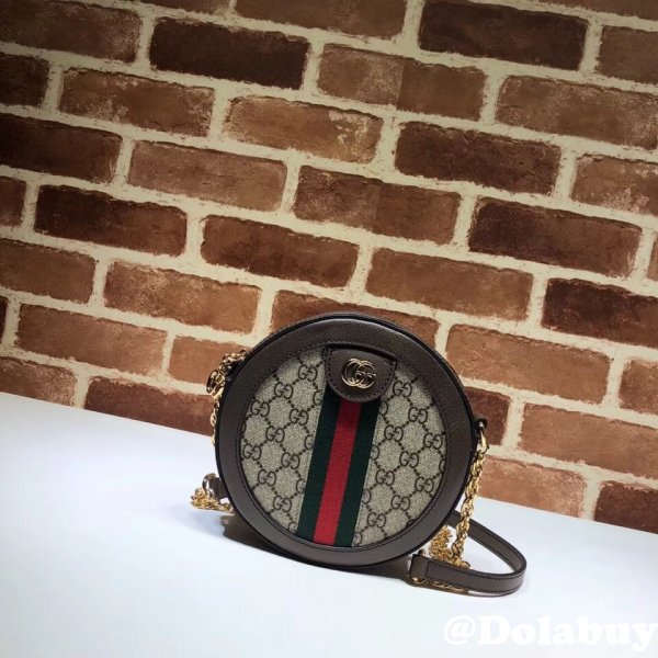 Best Gucci High Quality Ophidia mini round shoulder 550618 bag