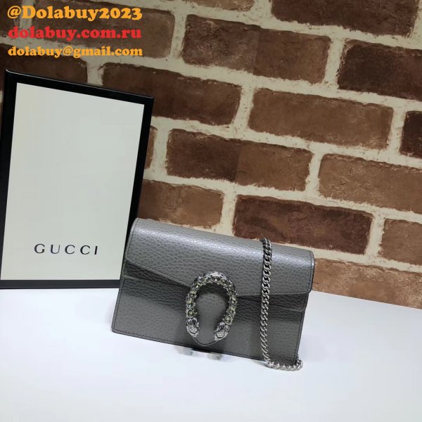 Replica Gucci 476432 Dionysus suede super mini Clutches Small Purses