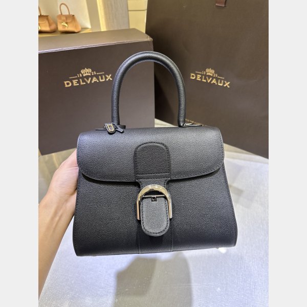 High Quality Black 99125066 Brillant RodéoCalf Delvaux Replica Bag