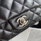 2020 Luxury CC CF 20CM Flap Lambskin Classic Black Bags