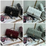 Best High Quality Christian Dior 2306A Clutch Lady Cannage Pattern Bags