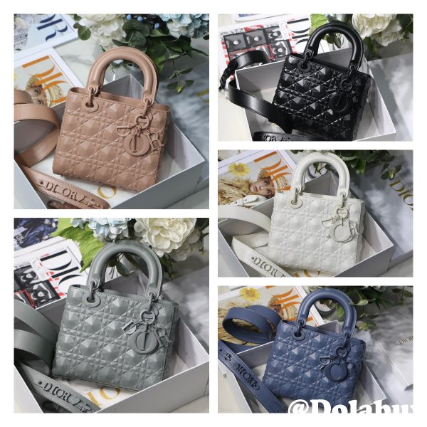 High Quality 1:1 Replica Lady Dior 20cm Shop Designer Purses