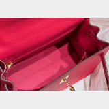 High Quality Replica Hermes Epsom Kelly 19/25/28CM Red Bag For Sale