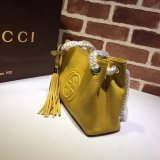 Top Quality Gucci Soho Leather Chain Strap Shoulder 387043 Bag