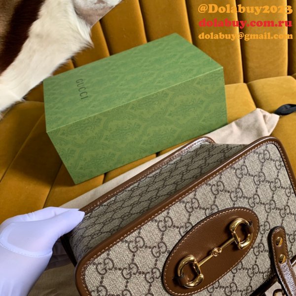 Replica Gucci Horsebit 1955 mini top handle Beige 645453 bag