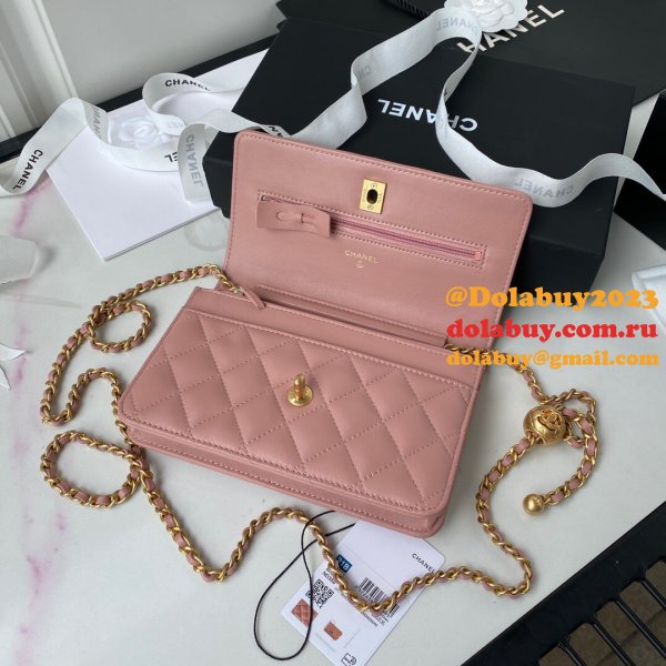 Replica 19CM Iridescent Wallet On Chain WOC AP1450 Bag