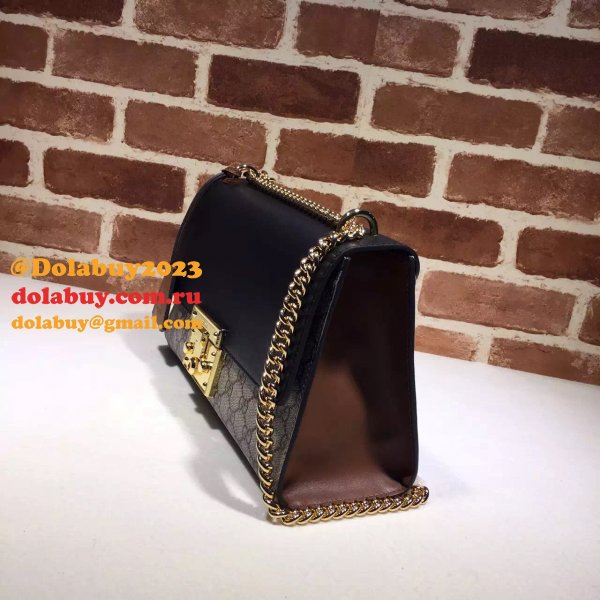 Top Quality Gucci Replicas Padlock small GG shoulder 409486 bag