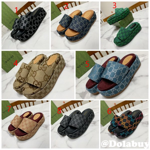 Canvas Slippers Replica Gucci Best High Quality Shoes