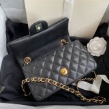 High Quality CC CF 20CM Flap classic flap Black bag