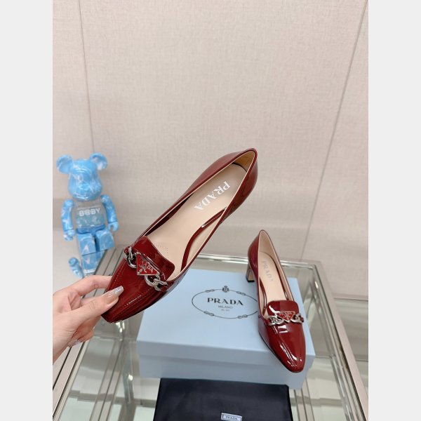 Wholesale Prada CHEAP SALES ONLINE square toe shoes