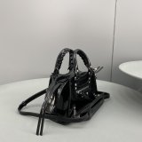 Designer balenciaga cuag Patent leather black