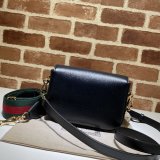 Fake Gucci Horsebit 1955 mini black 658574 bag