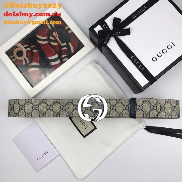 Gucci Belt With Double G Buckle 38mm Cheap