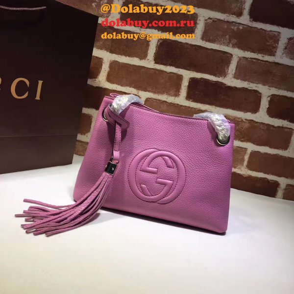 Top Quality Gucci Soho Leather Chain Strap Shoulder 387043 Bag