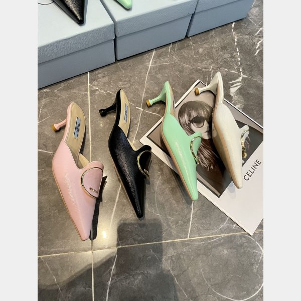 2021 Replica Prada High heel slippers Sneakers Shoes