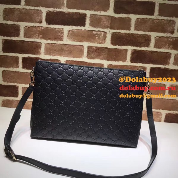 Replica UK Gucci Signature Soft Padlock Medium Shoulder 473882 Bag