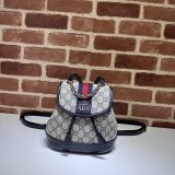 Ophidia Gucci Backpack Ebony Supreme #795221 Replica Handbag