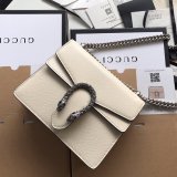 Buy Online Gucci Dionysus GG Surpeme Mini 421970 White Bag