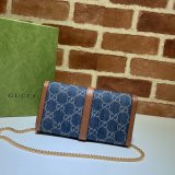 Gucci High Quality Beige Jackie 1961 chain wallet 652681