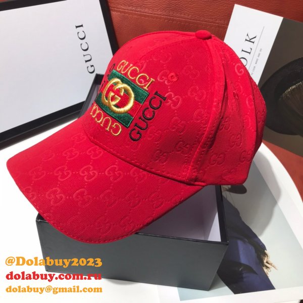 AAA+ Gucci Palace classic pattern simple embroidery logo hats