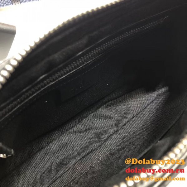 Designer Gucci GG Supreme Black Belt Replica 474293 Bag