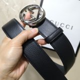 Gucci Belt With Double G Buckle 38mm-5 UK Black