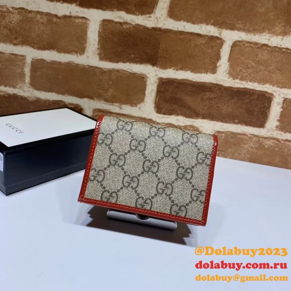 Top Quality Gucci Beige Fake 1955 Horsebit card case 621887 wallet