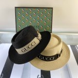 UK Gucci Belt design straw hat