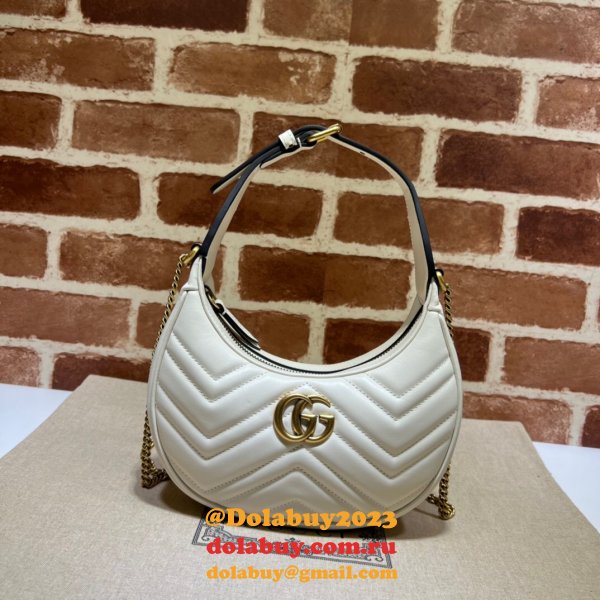 Gucci Best 699514 GG Marmont half-moon-shaped Replica bag