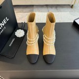 Top Quality Chanel Short Lambskin Boots