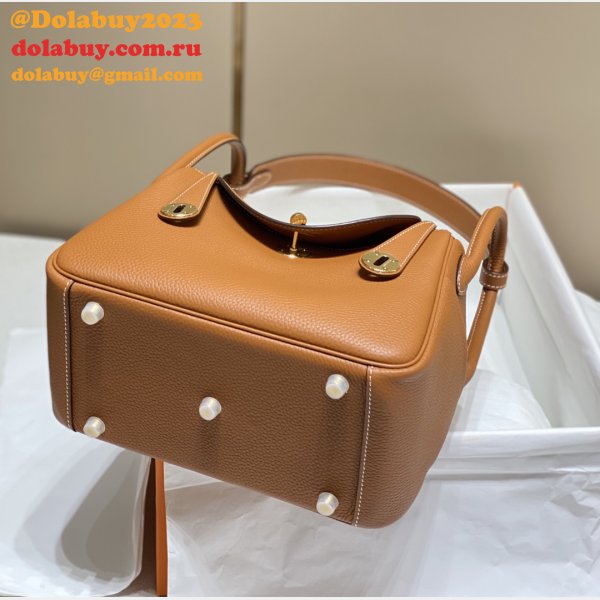 Replica Brown Hermes Lindy 26cm Bags Sale Outlet Online