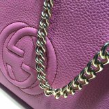 Top Quality Gucci Soho Leather Chain Strap Shoulder 387043 Bag