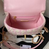 New 1:1 Mirror Flap Bag AS4035 Top Handle Luxury