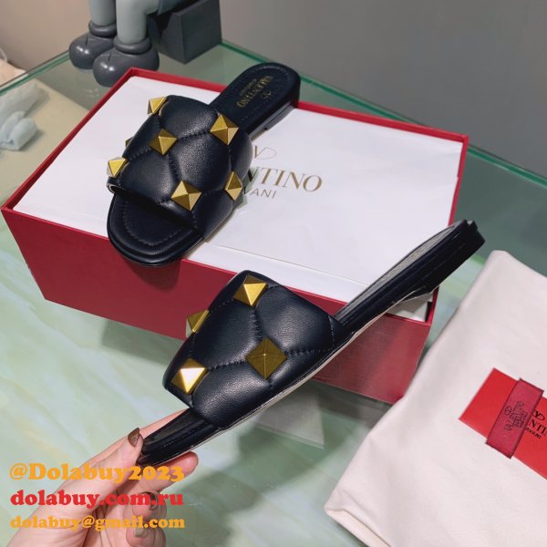 Top Quality Replica Factory Valentino Rivet slippers