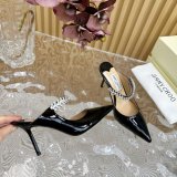 High Quality Jimmy Choo High Heel Mules 6.5/8.5/10CM