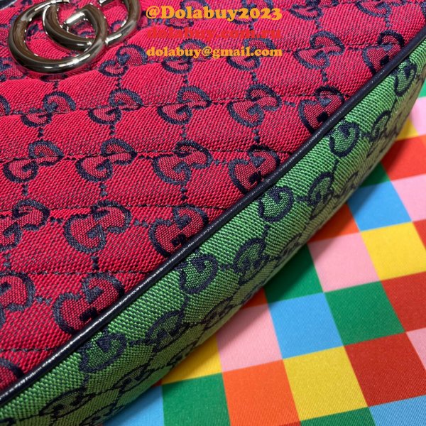 Replicas Gucci 7 Star GG marmont matelasse Shoulder 447632 bag