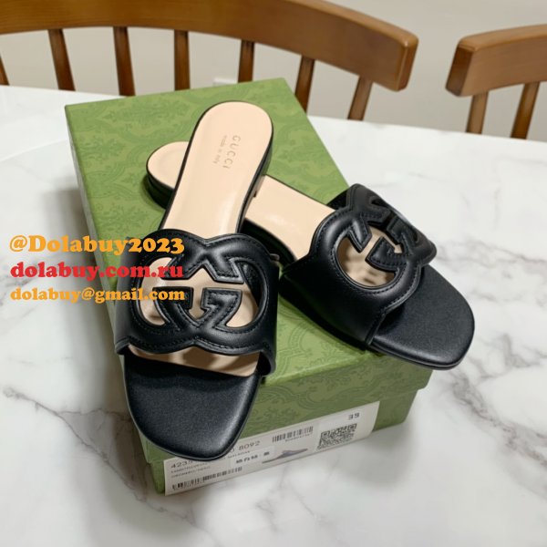 Replica Gucci Designer Shoes Outlet Flat Slippers Sale