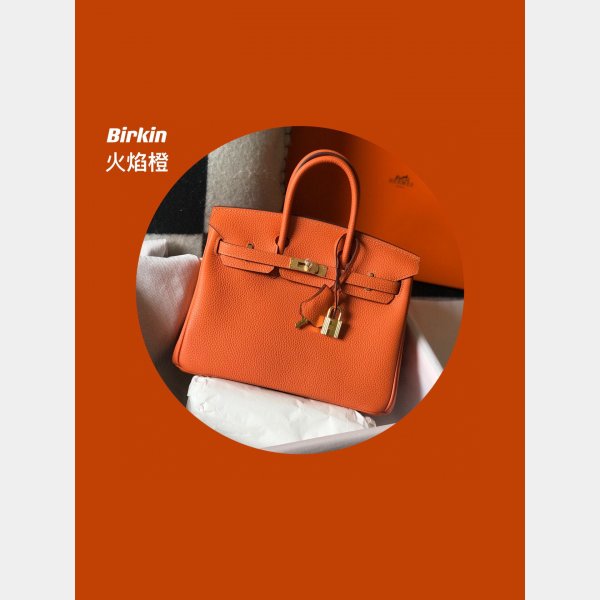 Quality Hermes Birkin Replica 25CM TOGO Leather Handbags UK