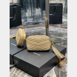 Best YSL 585040 mini Lou Quilted Leather Bag