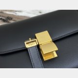 Replica Celine Teen Classic Leather Shoulder Black Bag