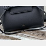 Replica Celine Leather Nano Belt Bag in Black