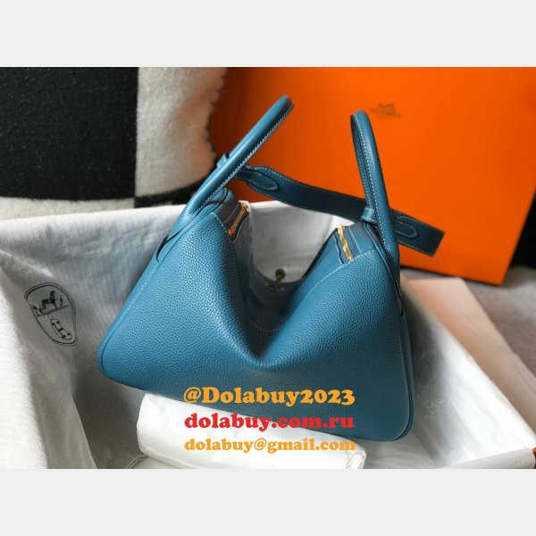 Hermes Replica Blue Lindy 26cm Bags Sale Outlet Online