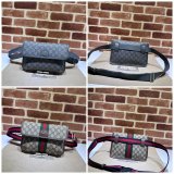 Ophidia GG Perfect Gucci 752597 Belt Ebony Supreme Replica Bag