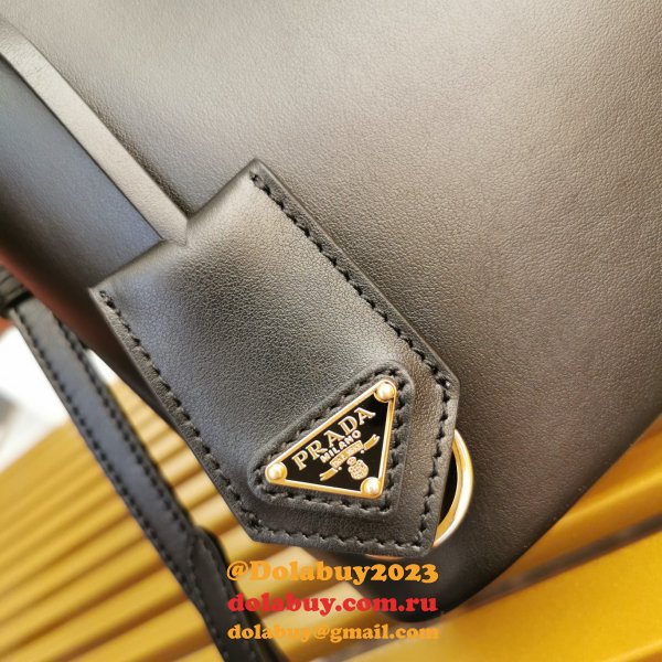 Platinum Prada 1BA373 Panier Saffiano Leather Perfect Replica Bag