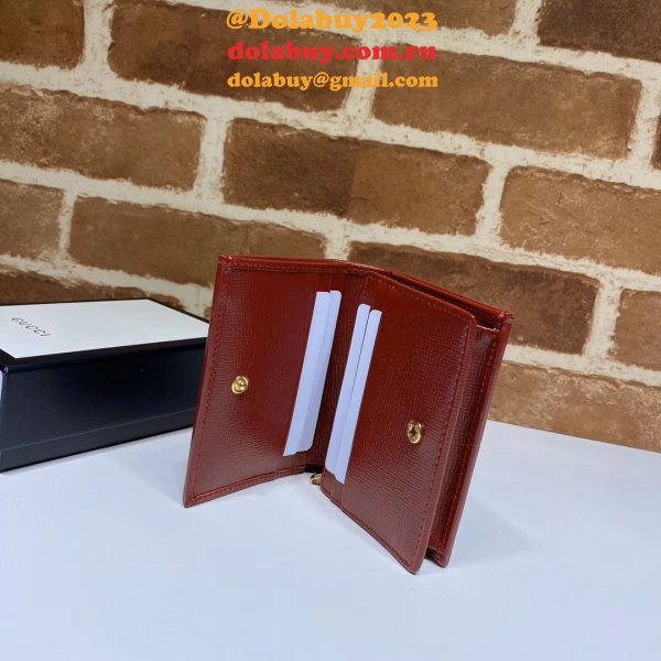 Top Quality Gucci Beige Fake 1955 Horsebit card case 621887 wallet