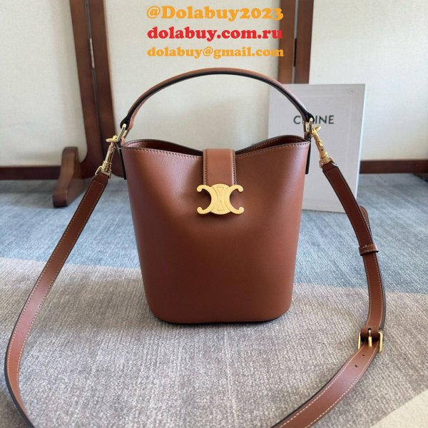 Celine SMALL BUCKET LOUISE IN SMOOTH CALFSKIN