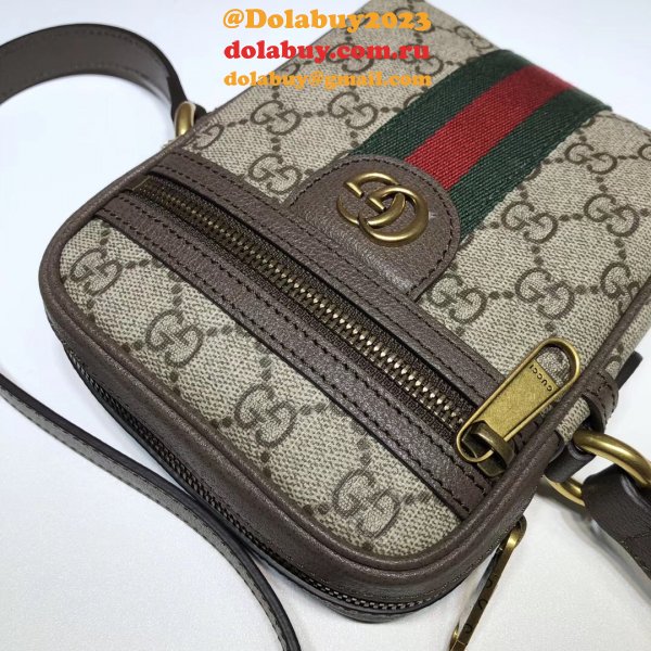 High Quality Gucci Replica GG Supreme Ophidia Shoulder 598127 Bag